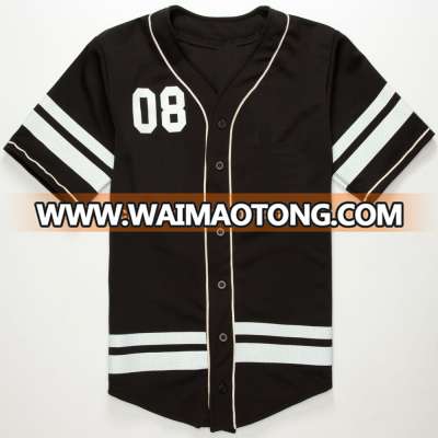 High quality men baseball jerseys, blank custom design baseball jerseys